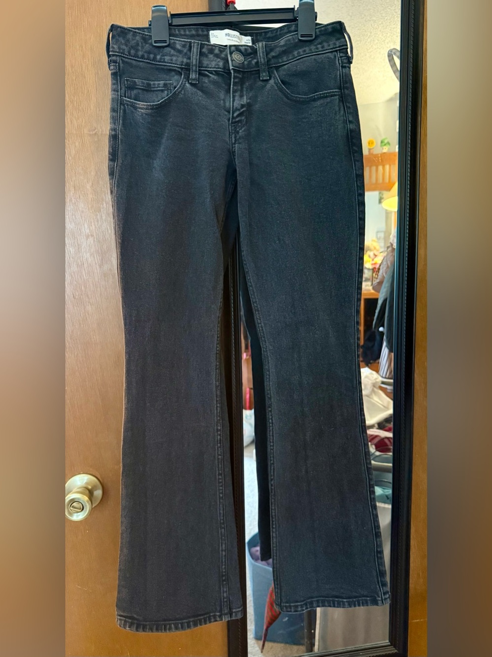 Hollister Black Bootcut Jeans